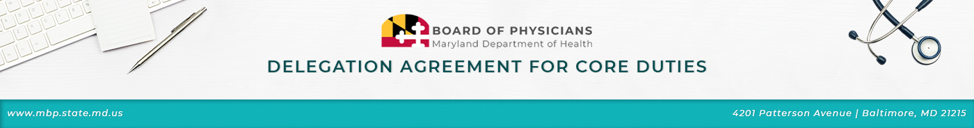 Delegation Agreement for Core Duties image